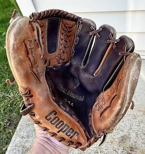 COOPER #204 Black Diamond Young/adult Baseball Glove Cowhide Goes On Left Hand